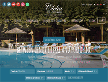 Tablet Screenshot of hotelclelia.com